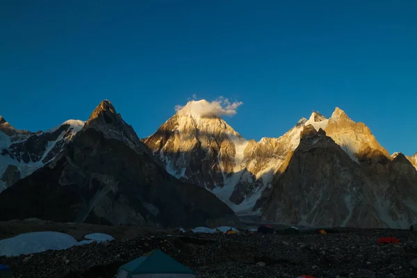 Broad Peak Concordia Karakorum Hegyek Pakisztán — Stock Fotó