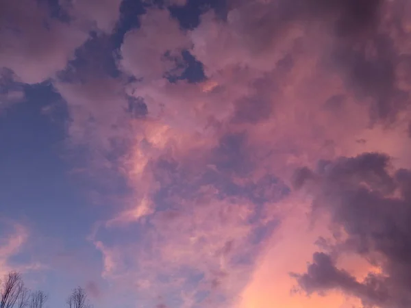 Sonnenuntergang Sonnenaufgang Himmel Und Wolken — Stockfoto