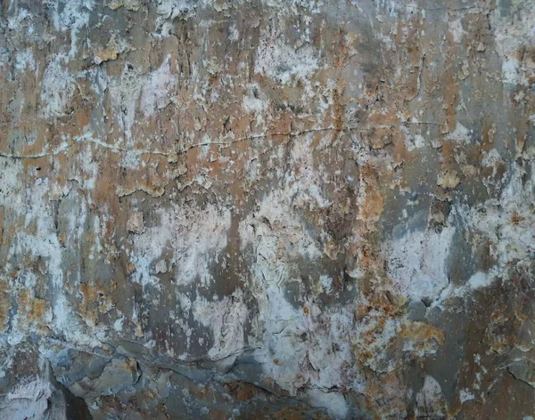 Pęknięty Kamień Tło Tekstury Niepokojona Naturalna Powierzchnia — Zdjęcie stockowe