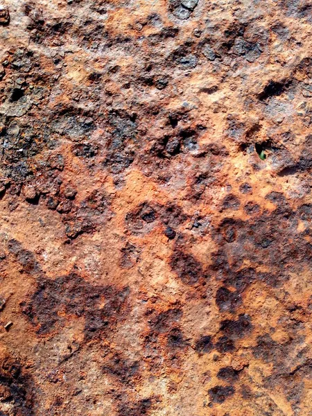 金属表面生锈 生锈的铁质感 — 图库照片