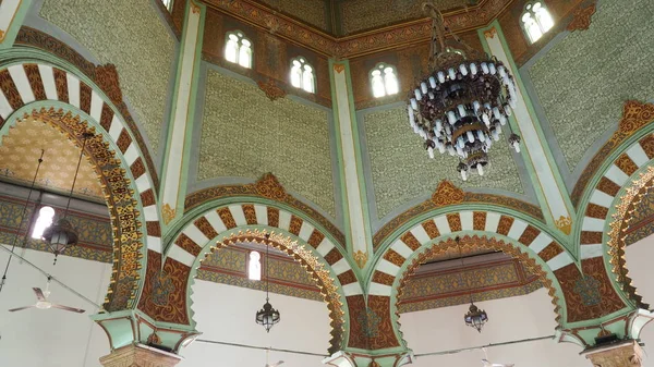 Masjid Raya Great Mosque Mashun Mosque Located Medan North Sumatra — Stock Photo, Image