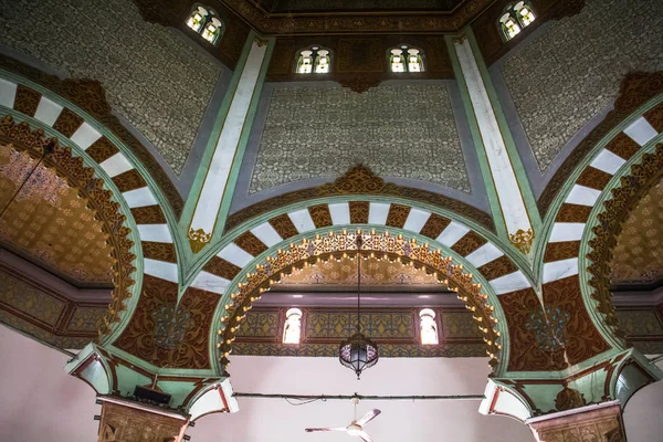 Dentro Masjid Raya Gran Mezquita Mashun Una Mezquita Ubicada Medan — Foto de Stock