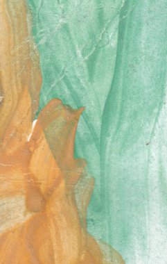 Fırçalanmış Boyalı Soyut Arka Plan. bir pastel renkli güneş ve bulut arka plan