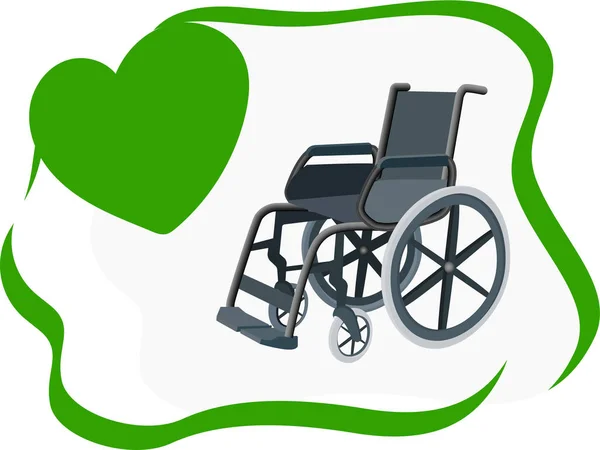 Rullstolsanpassat designkoncept, rullstolshyra. Kan användas för webbplats och mobil webbplats och program. Vektor illustration . — Stock vektor