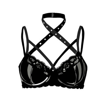 Deri sutyen. Lateks seksi iç çamaşırı. siyah iç çamaşırı. lateks bdsm