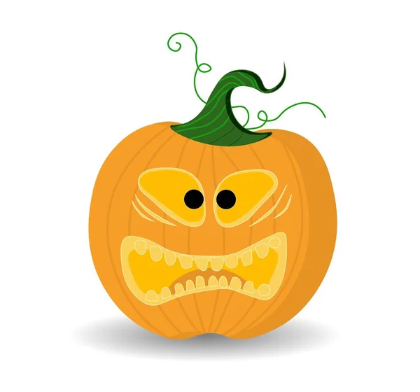 Citrouille Halloween Recettes Pour Halloween Desserts Elément Isolé Illustration Vectorielle — Image vectorielle