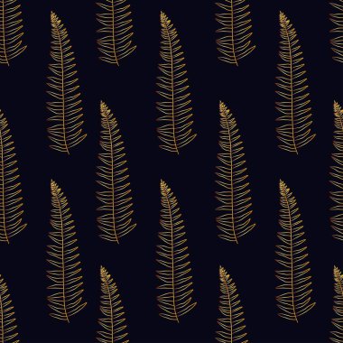 Modern egzotik orman bitkilerinin örnekleme şekli. Yaratıcı kolaj çağdaş çiçeksiz desen. Tasarım için modaya uygun şablon.