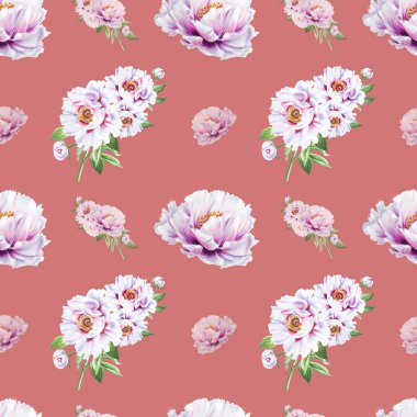 beyaz şakayık çiçekleri pürüzsüz arkaplan resimlemesi