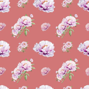 beyaz şakayık çiçekleri pürüzsüz arkaplan resimlemesi