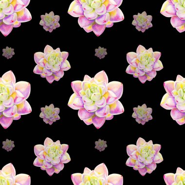 sulu bitkiler ile sorunsuz arka plan deseni