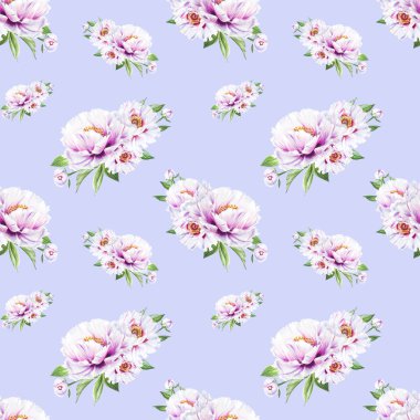 beyaz şakayık çiçekleri pürüzsüz arkaplan resimlemesi