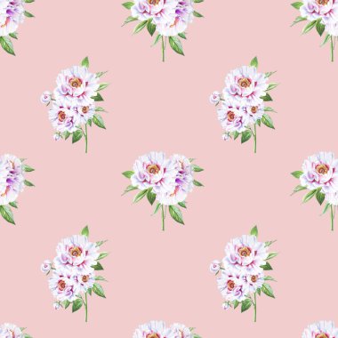 beyaz şakayık çiçekleri pürüzsüz arkaplan resimlemesi