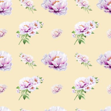 beyaz şakayık çiçekleri pürüzsüz arkaplan resimlemesi