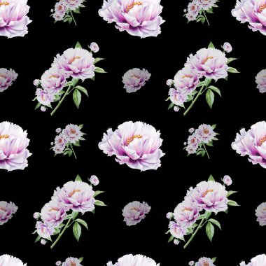 beyaz şakayık çiçekleri pürüzsüz arkaplan resimlemesi