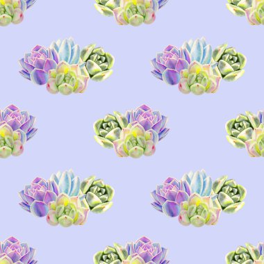 sulu bitkiler ile sorunsuz arka plan deseni