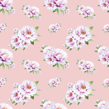 beyaz şakayık çiçekleri pürüzsüz arkaplan resimlemesi