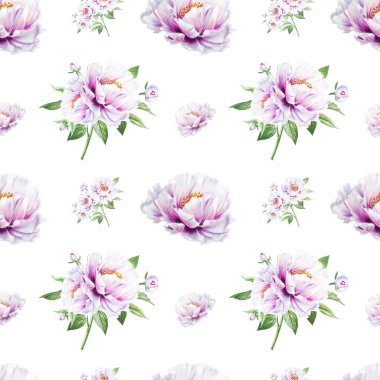 beyaz şakayık çiçekleri pürüzsüz arkaplan resimlemesi