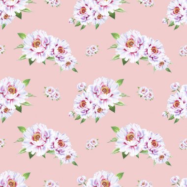 beyaz şakayık çiçekleri pürüzsüz arkaplan resimlemesi