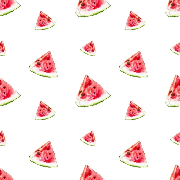 karpuz dilimleri dikişsiz desen illüstrasyon