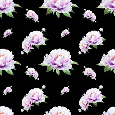 beyaz şakayık çiçekleri pürüzsüz arkaplan resimlemesi