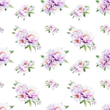 beyaz şakayık çiçekleri pürüzsüz arkaplan resimlemesi