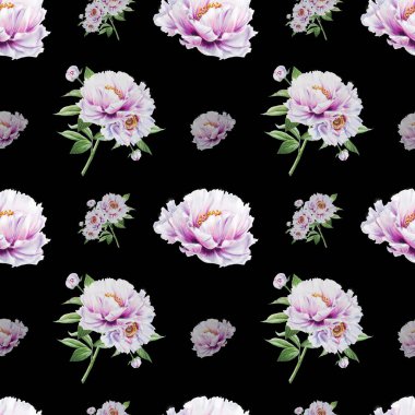 beyaz şakayık çiçekleri pürüzsüz arkaplan resimlemesi