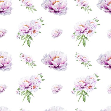 beyaz şakayık çiçekleri pürüzsüz arkaplan resimlemesi