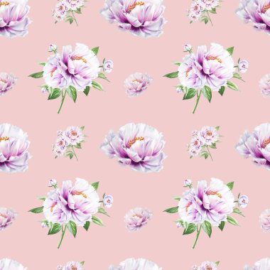 beyaz şakayık çiçekleri pürüzsüz arkaplan resimlemesi