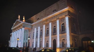 Lizbon Rossio, Portekiz - 26.18.18. Teatro Nacional D. Dona Maria Ii Baixa Chiado