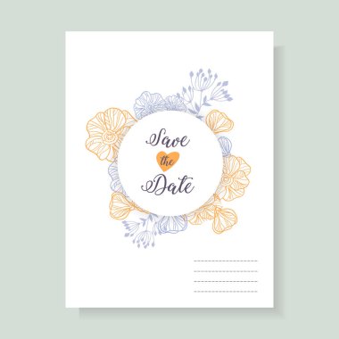 tarihi düğün daveti kaydedin