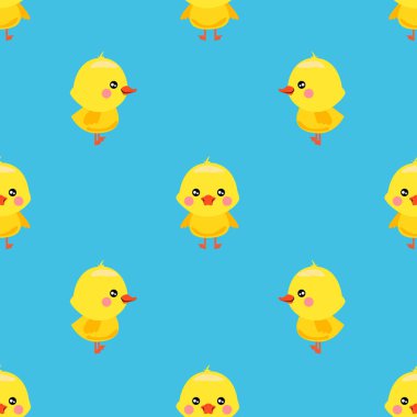 sevimli ördekler ile sorunsuz desen