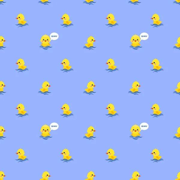 Motif Sans Couture Avec Des Canards Mignons — Image vectorielle