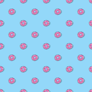 sevimli sorunsuz vektör desen bağışladı