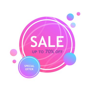 Yaz satışı poster trendy arka plan