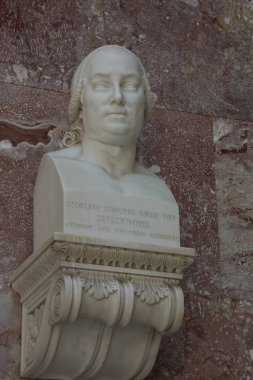 Regensburg, Bavaria, Almanya yakınlarındaki Walhalla Müzesi manzarası