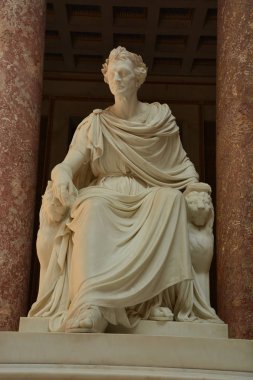 Regensburg, Bavaria, Almanya yakınlarındaki Walhalla Müzesi manzarası