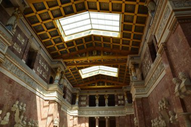 Regensburg, Bavaria, Almanya yakınlarındaki Walhalla Müzesi manzarası