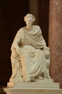 Regensburg, Bavaria, Almanya yakınlarındaki Walhalla Müzesi manzarası