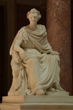 Regensburg, Bavaria, Almanya yakınlarındaki Walhalla Müzesi manzarası