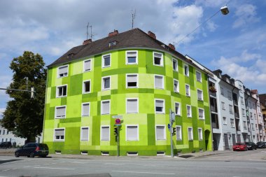 Tarihi şehir, Landshut, Bavyera, Almanya görünümünde Landshut, Almanya