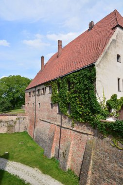 Landshut, Almanya görünümü üzerinde tarihi kale Trausnitz Landshut, Bavyera, Almanya