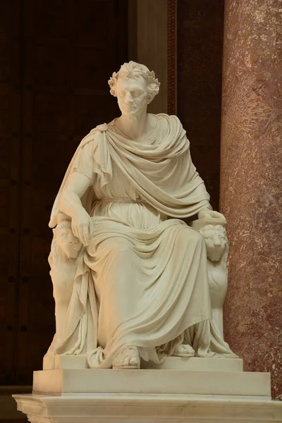 Regensburg, Bavaria, Almanya yakınlarındaki Walhalla Müzesi manzarası