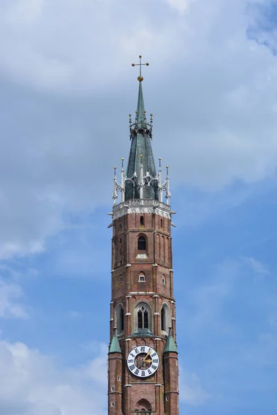 Landshut Německo Pohled Historické Pevnosti Trausnitz Landshut Bavorsko Německo — Stock fotografie