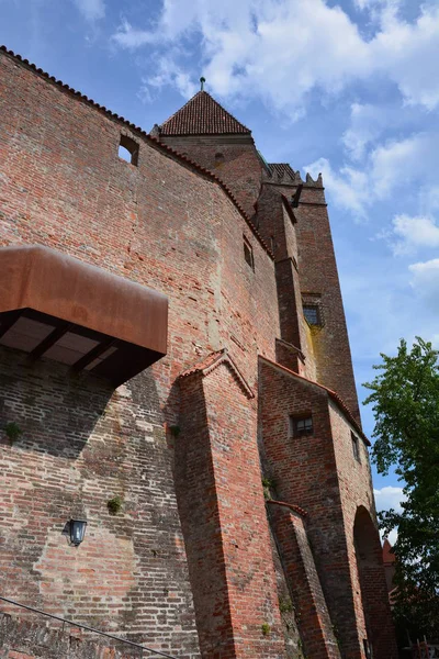 Landshut Alemania Vista Histórica Fortaleza Trausnitz Landshut Baviera Alemania — Foto de Stock