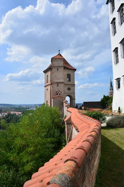Landshut Duitsland Uitzicht Historische Vesting Trausnitz Landshut Bavaria Duitsland — Stockfoto