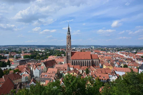 Landshut Alemania Vista Histórica Ciudad Landshut Baviera Alemania —  Fotos de Stock