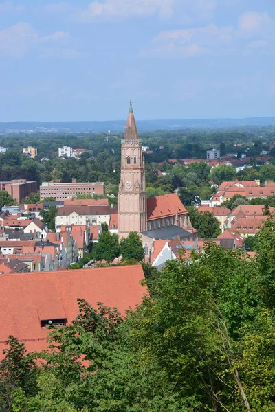 Landshut Alemania Vista Histórica Ciudad Landshut Baviera Alemania —  Fotos de Stock