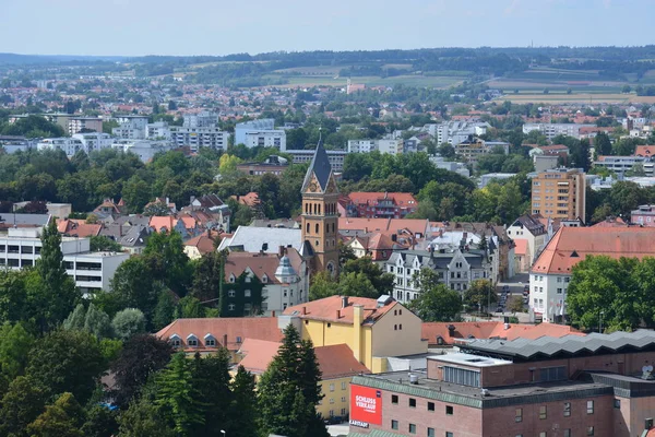 Landshut Alemania Vista Histórica Ciudad Landshut Baviera Alemania — Foto de Stock