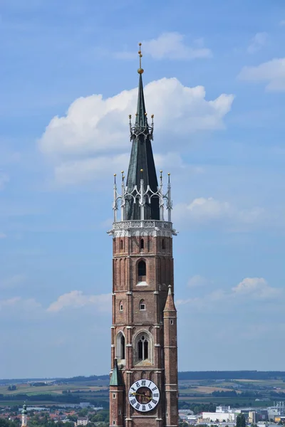 Landshut Německo Pohled Historickém Městě Landshut Bavorsko Německo — Stock fotografie