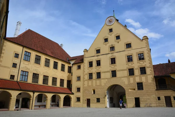 Landshut Deutschland Blick Auf Die Historische Festung Trausnitz Landshut Bayern — Stockfoto